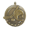 Medal, "Hockey" Star - 2 3/4" Dia